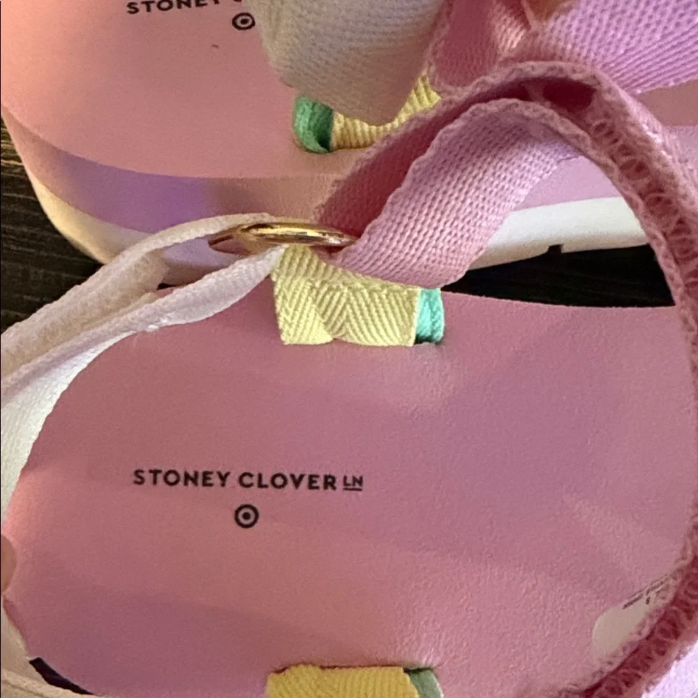 Stoney Clover Lane x Target Pink and Yellow Sandals - Picture 4 of 6